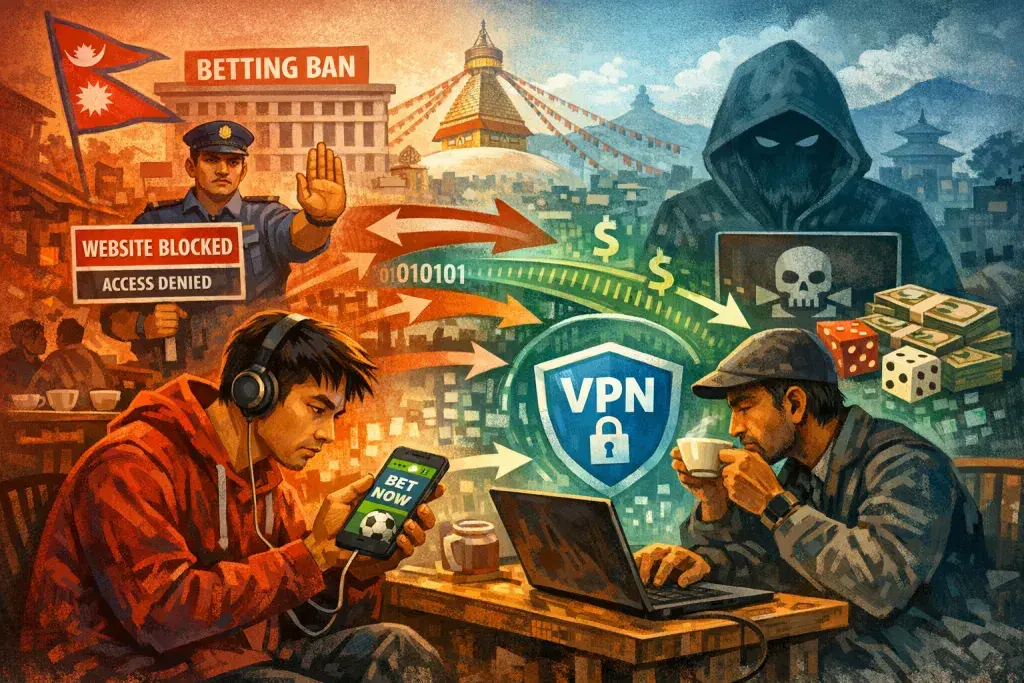 Nepal’s Betting Ban Hits Websites, but VPN Use Keeps Gambling Alive