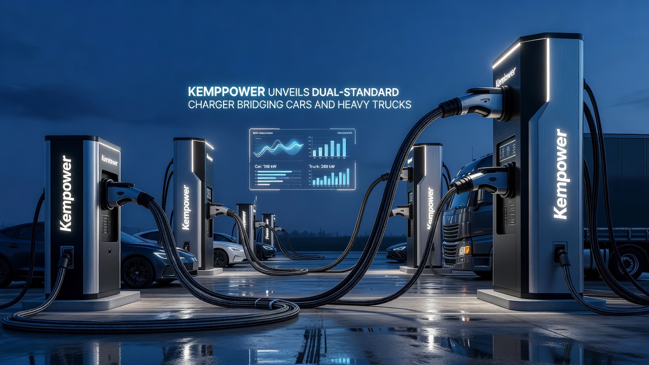 Kempower Unveils Dual-Standard Charger Bridging Cars and Heavy Trucks